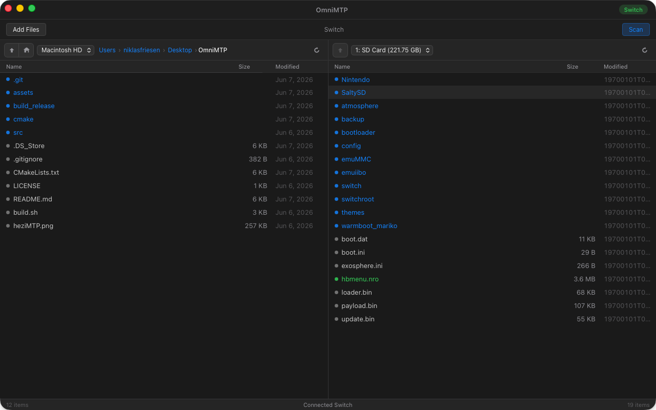 OmniMTP Screenshot